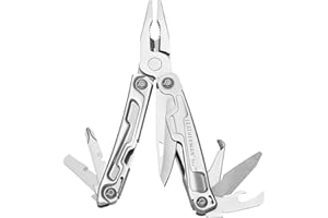 LEATHERMAN, Rev Pocket Size Multitool with Package Opener and Screwdrivers, Stainless Steel