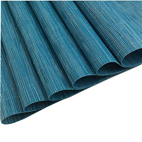 RedA Placemats Set of 6 for Dining Table HeatResistant Washable Place