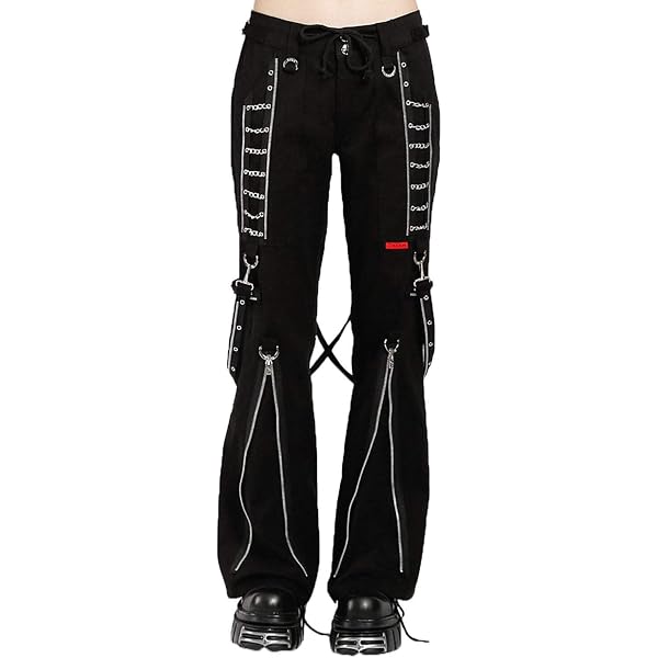 Amazon.com: Tripp NYC Super D-Ring Pants (5/27) Black : Clothing