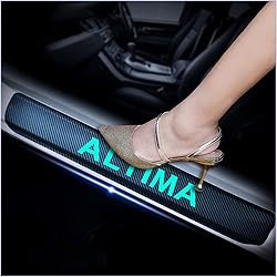 kaiweiqin 4Pcs Car Door Sill Scuff Plate Cover for