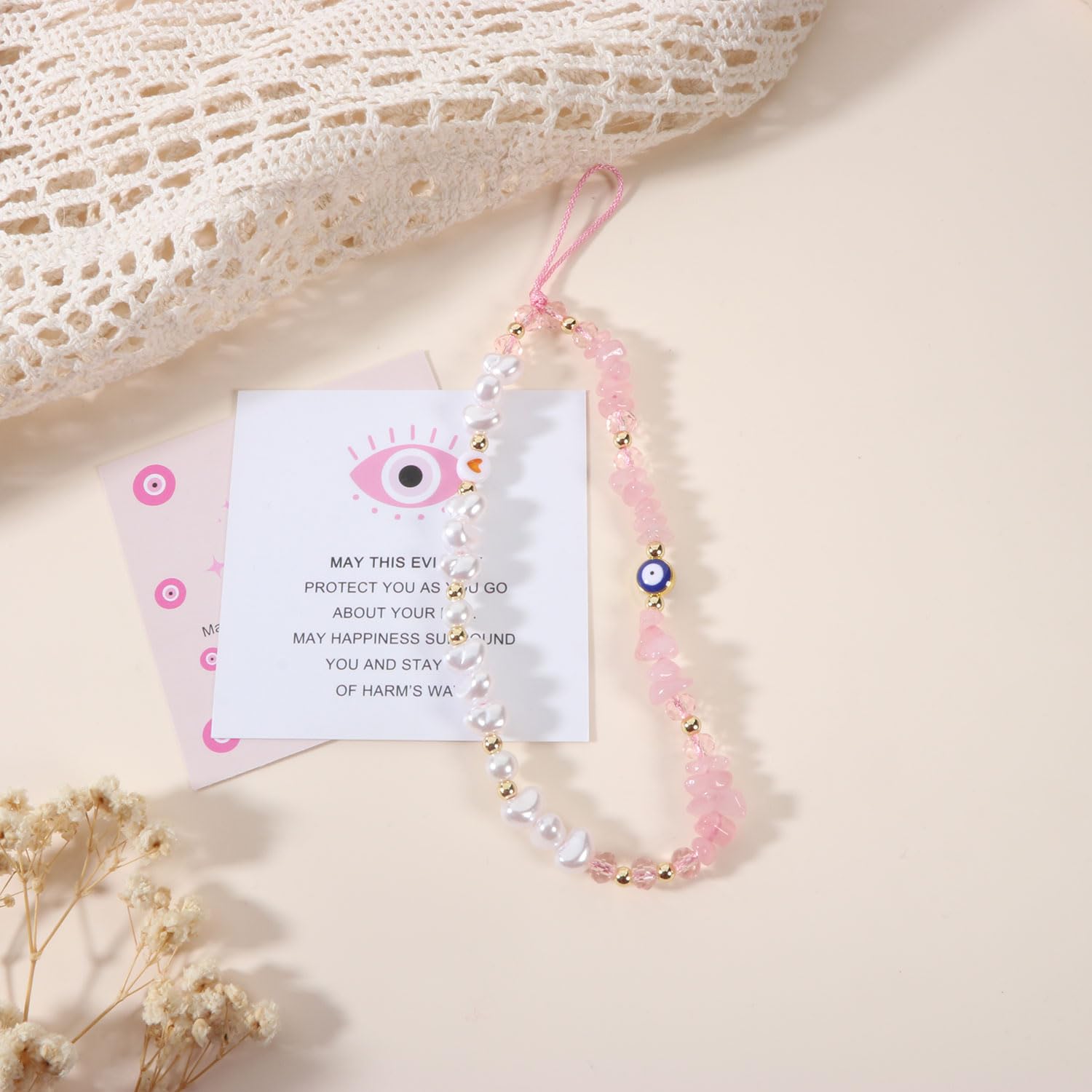 Evil Eye Phone Charm Strap Cell Phone Lanyard Phone Charms Strap Beaded Phone Charms Evil Eye Phone Lanyard Crystal Phone Strap Evil Eye Phone Chain Preppy Phone Charm Kawaii Phone Keychain