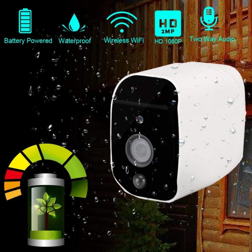 daytech battery powered 1080p wireless ip camera wifi 2mp hd surveillance camera waterproof cctv indoor outdoor ir record audio@Camera NO Battery_China