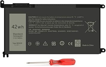 Amazon Com Wdxor Laptop Battery For Dell Inspiron 13 5368 5378 5379 7368 7378 14 7460 15 3583 3793 5565 5567 5570 5575 5568 5578 7560 7570 7579 7569 17 5765 5767 5770 5775 7378 7460 7580 Series Electronics