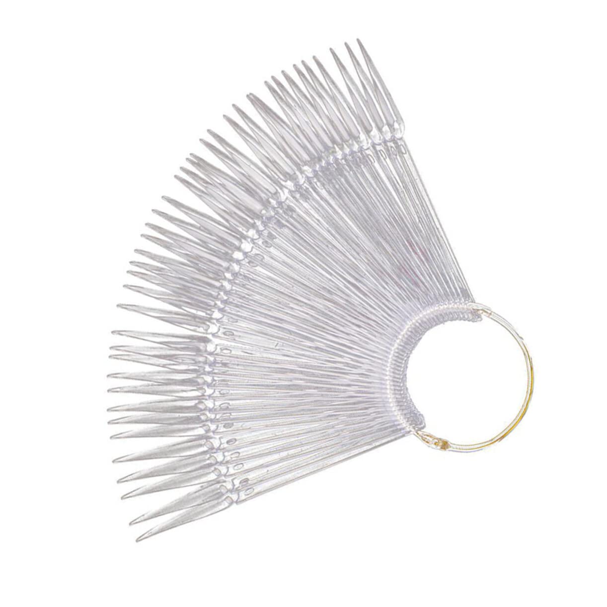 FRCOLOR 100 pieces samples colour sticks practice tips pattern nail art supplies display boards glitter nail polish colour plates polishing plate piece