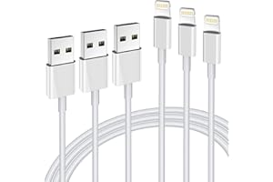 HI-MOBILER iPhone Charger 3Pack Apple MFi Certified, Lightning Cable 6FT Compatible with iPhone 12 Mini Pro Max SE 11 Xs Max XR X 8 7 6 Plus 5S iPad Pro Airpods