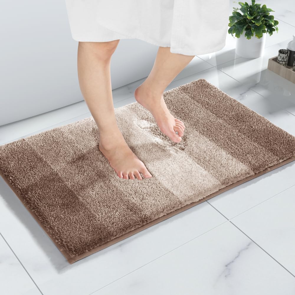 Yimobra Luxury Fluffy Bathroom Rug Mat, Soft