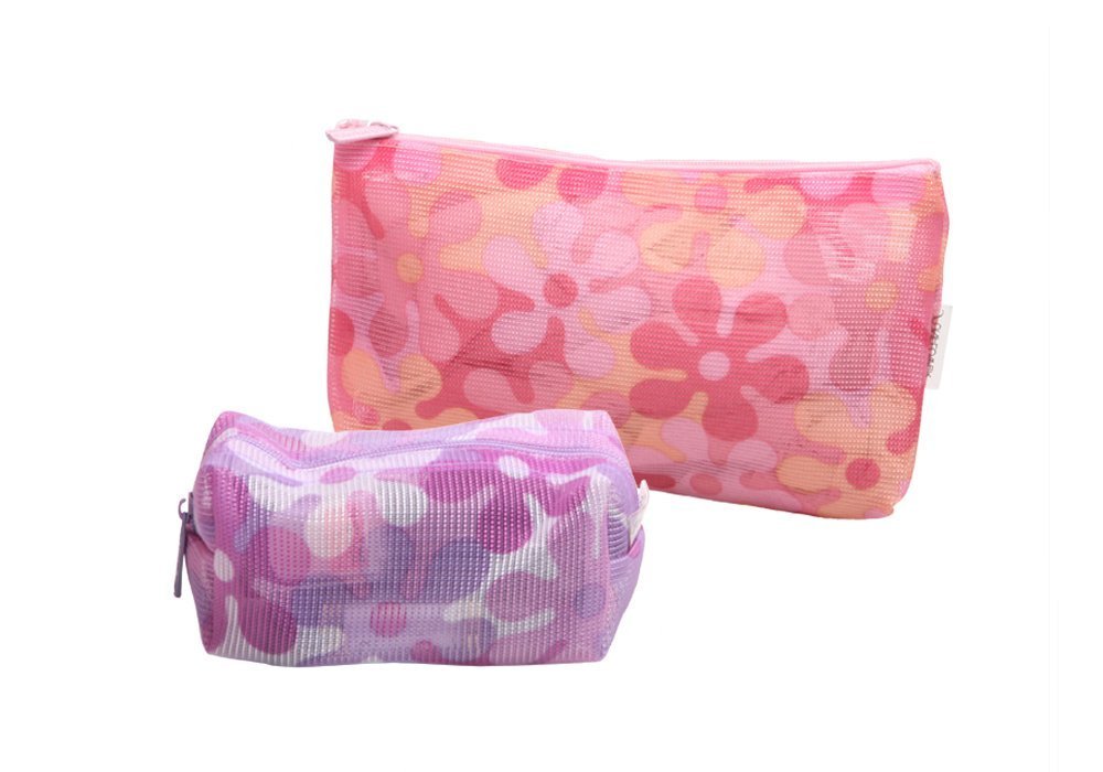 Colorful Cosmetic Bags Lightweight Travel Toiletry Pouch Roomy Makeup bag ‎ Daily bag Organizer 2 –Pack
