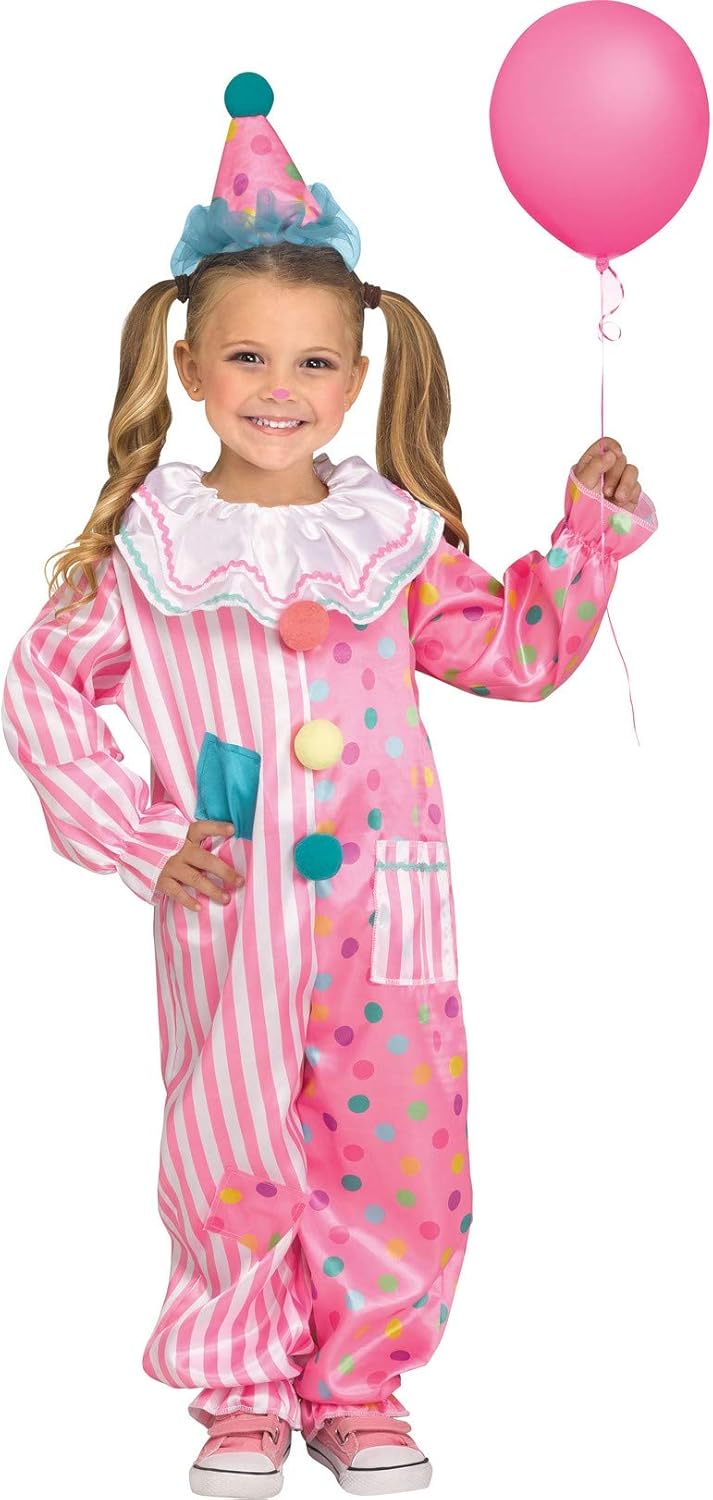 Amazon Com Fun World Toddler Cotton Candy Clown Costume Clothing