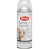Krylon Kamar Varnish, Satin, Clear, 11 oz