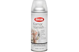 Krylon K01312 11-Ounce Kamar Varnish Aerosol Spray,Matte