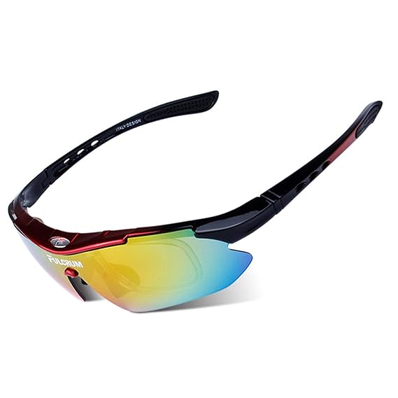 Gnzoe PC Sportbrille Polarisierte Fahrradbrille Radsportbrille Motorradbrillen Brillenträger Sonnenbrille Set für Motorrad Fa