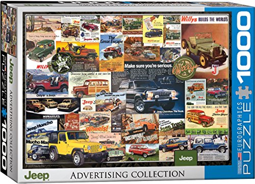 EuroGraphics Jeep Vintage Ads Jigsaw Puzzle (1000 Piece)