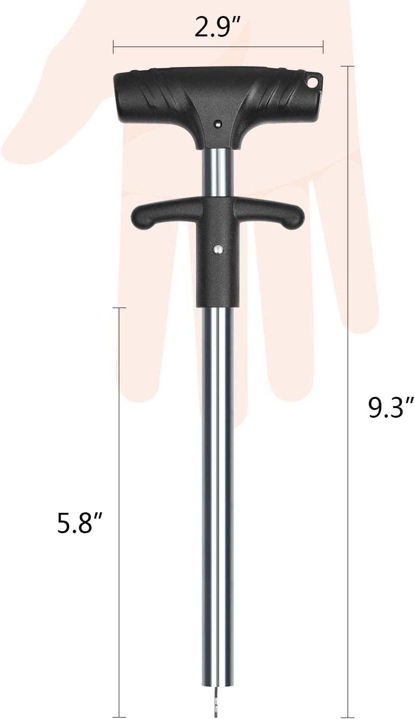 ZACX Aluminium Fishing Hook Remover Tool Squeeze Out Hook Tool for Ice Fishing/Fly Fishing Gear in Freshwater and Saltwater Fishing Gifts for Man : Sports & Outdoors