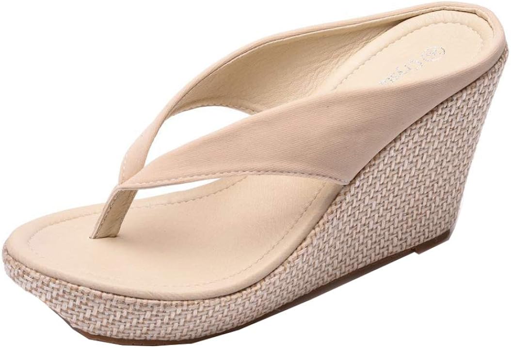 Wedge heel flip flops Clearance