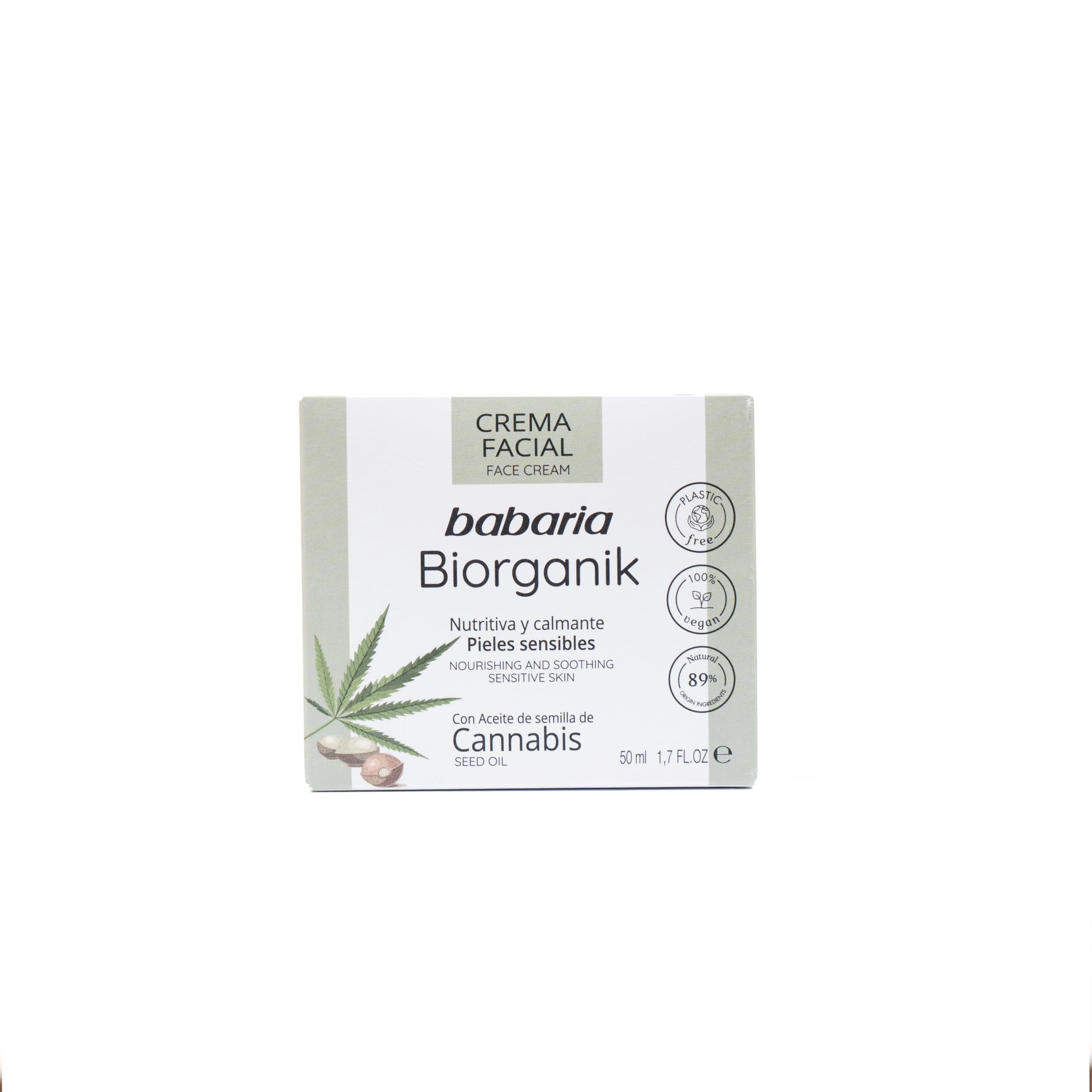 BABARIA Face Cream With Cannabis Seed Oil - 50ml