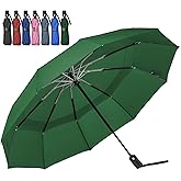 LANBRELLA Umbrella Windproof Compact Travel Umbrella Auto Open Close for Rain