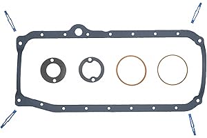 FEL-PRO OS 34500 R Engine Oil Pan Gasket Set for Chevrolet K1500