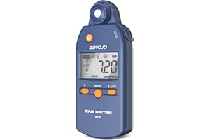 GOYOJO PAR Meter for Plant Light Analyzer, High Precision Quantum Light Intensity Measuring, Spectrum Lux Meter PPFD Meter for Plants Led Grow Lights Indoor and Outdoor, 400-700 Range Optimize Lighting