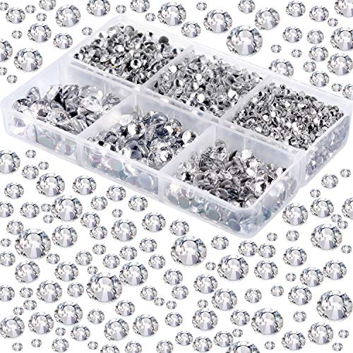 4000 Pieces Hotfix Rhinestones Crystals AB Clear Crystal Rhinestones