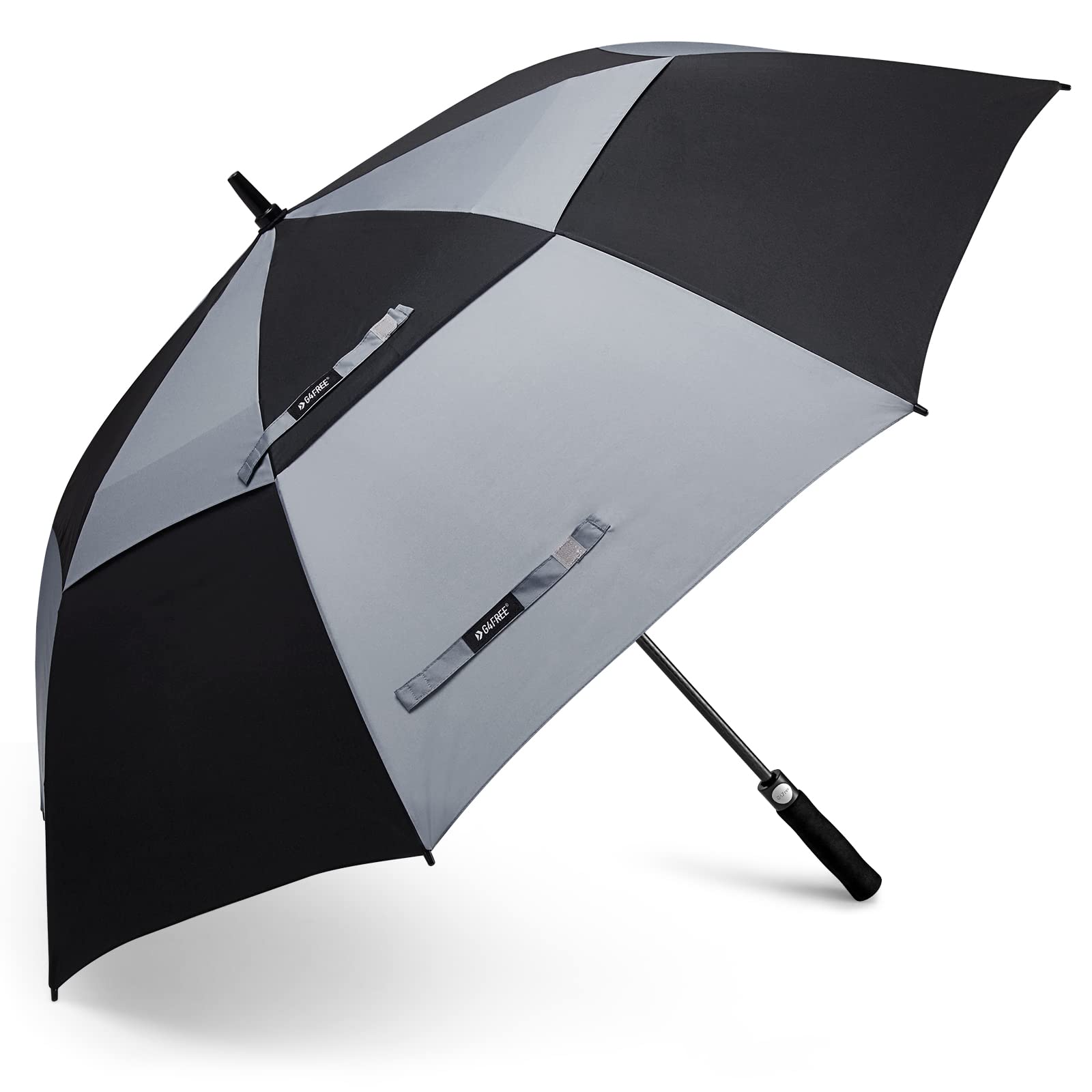 G4Free 55/63/69/72/80 Inch Golf Umbrella Windproof Double Canopy Extra Large Oversize Automatic Open Waterproof Umbrellas