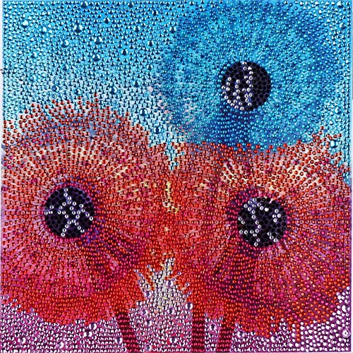 LPRTALK DIY 5D Diamond Painting by Number Kits, Full Round and Special Shaped Drill Dandelion Crystal Resin Embroidery Dotz Kit Cross Stitch Mosaic Making Supplies Arts Craft for Wall Decoration