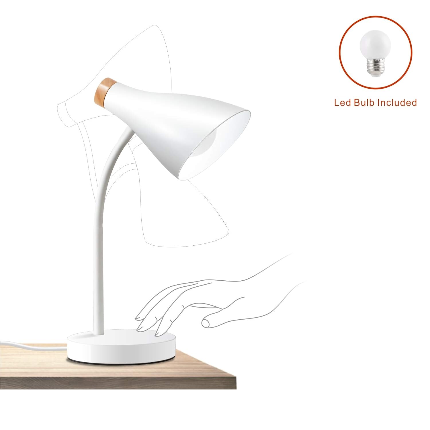 Best plug in desk lamp gooseneck