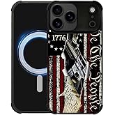 DJSOK Case for iPhone 17 Pro Max,Compatible with MagSafe,Anti-Scratch Shockproof Case,Classic American Flag 1776 We The People