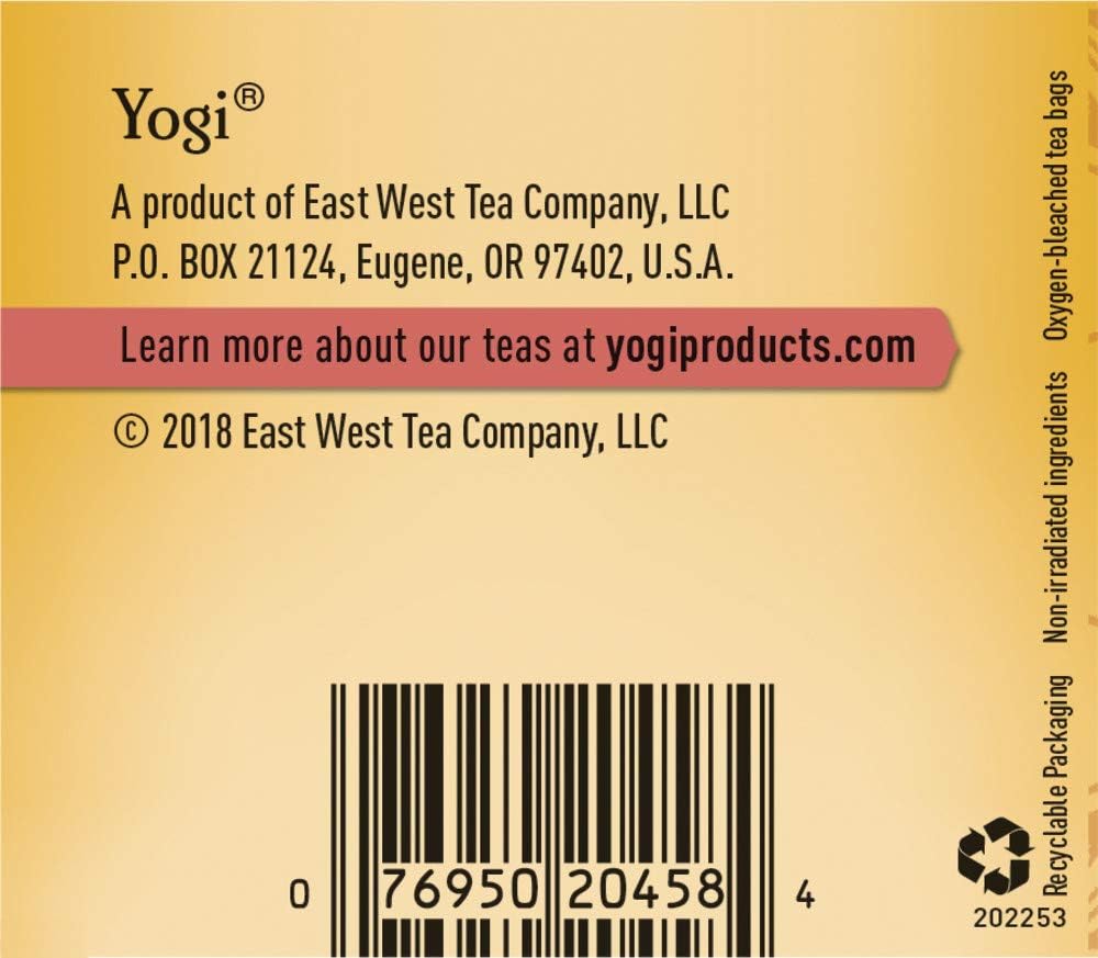 Yogi Tea, Cinnamon Vanilla Healthy Skin, 16 Count: Health & Personal Care