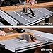 TACKLIFE Table Saw 10-inch, 15AMP, 4800RPM Saw with 45° Bevel Cutting, 40 X 20-inch Max Extendable Work Table, Double Metal Tube Base - PTSG1A