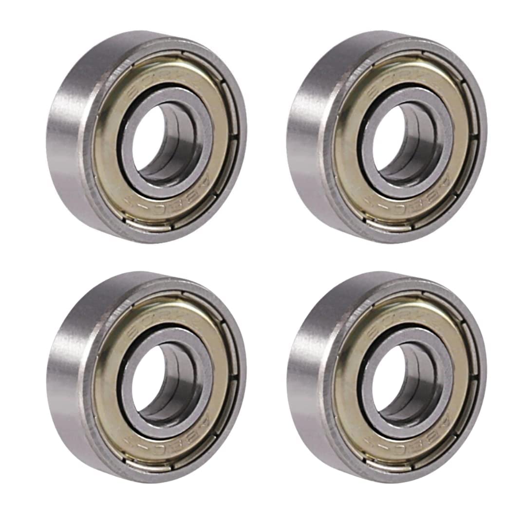 4 Pack of 608ZZ Double Shield Seal Deep Groove Ball Bearings 8mm x 22mm x 7mm ABEC-7