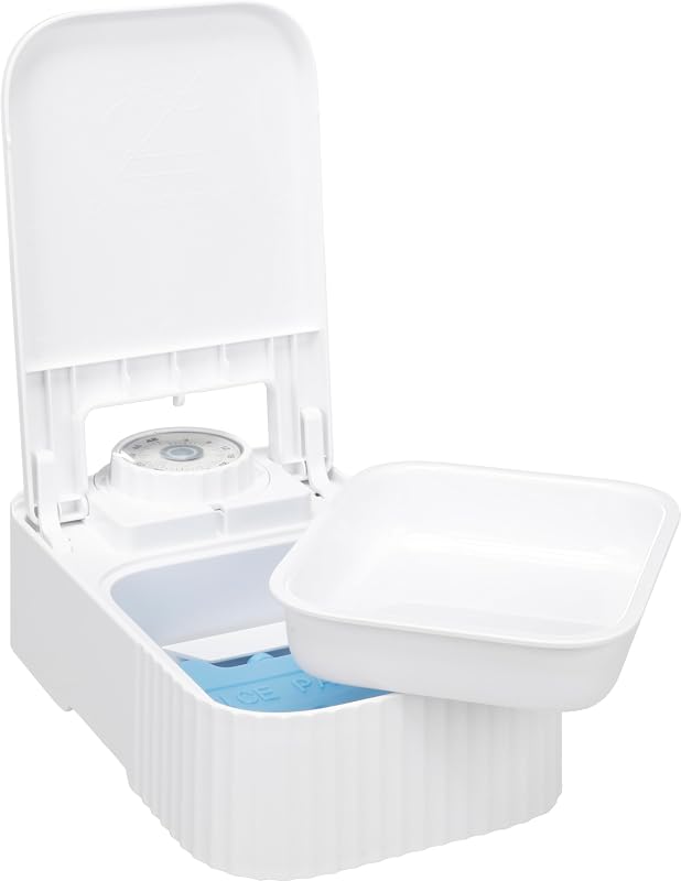 DISTRIBUTORE Automatico di Cibo con Timer Dozer Bianco