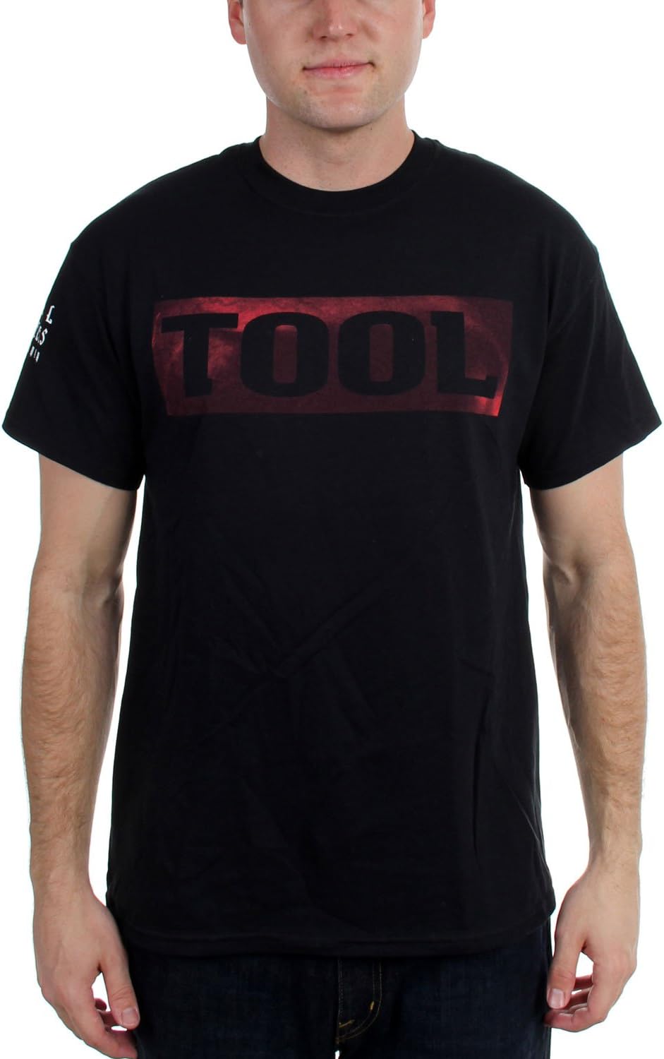 Authentic Tool Band Triple Face Shaded Boxed Logo T-Shirt S M L XL XXL New
