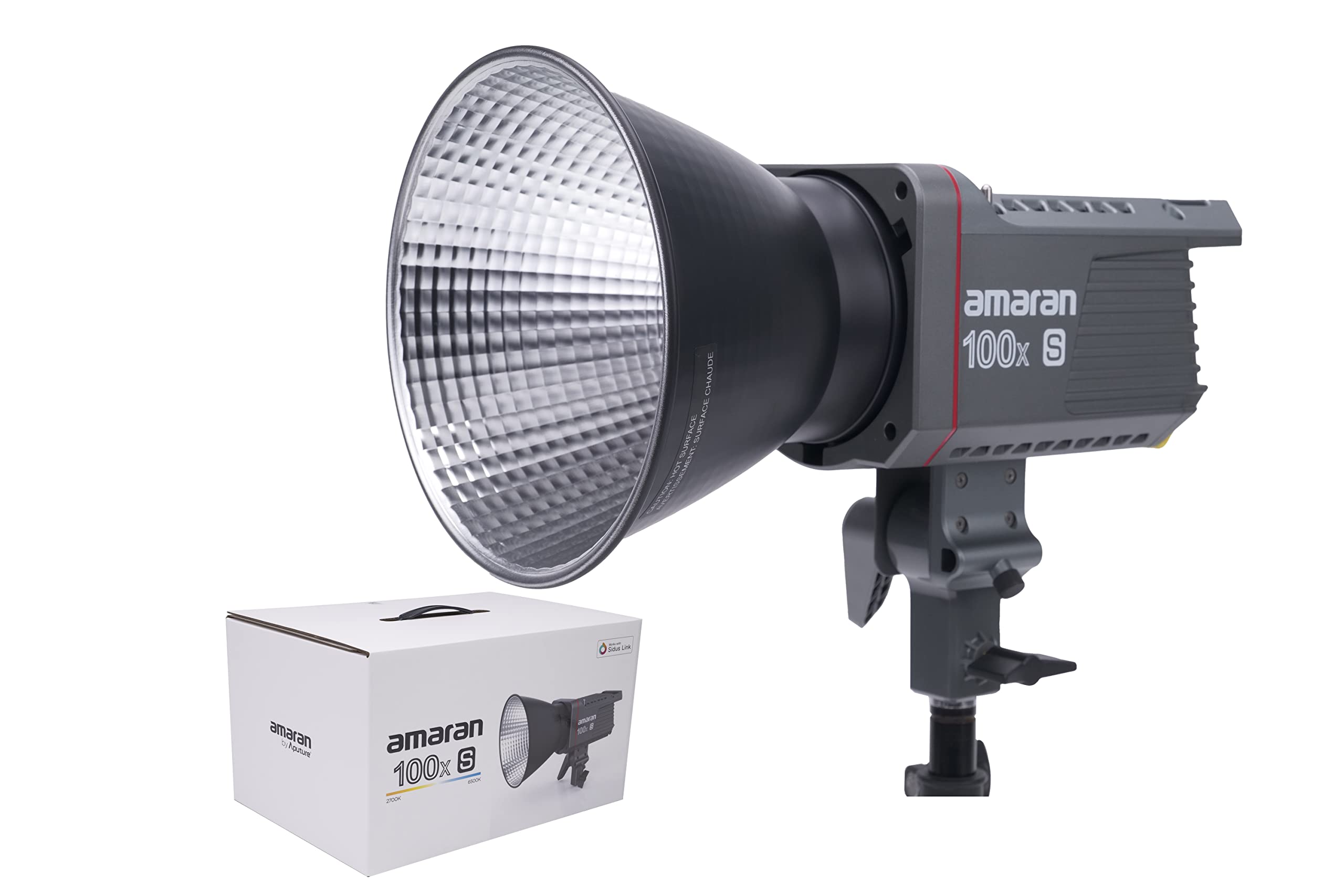 Aputure Amaran 100XS 100w Bi-Color Point-Source LED 2700K-6500K 1M@30500lux CRI ≥95 TLCI≥96 Support Bluetooth App Control