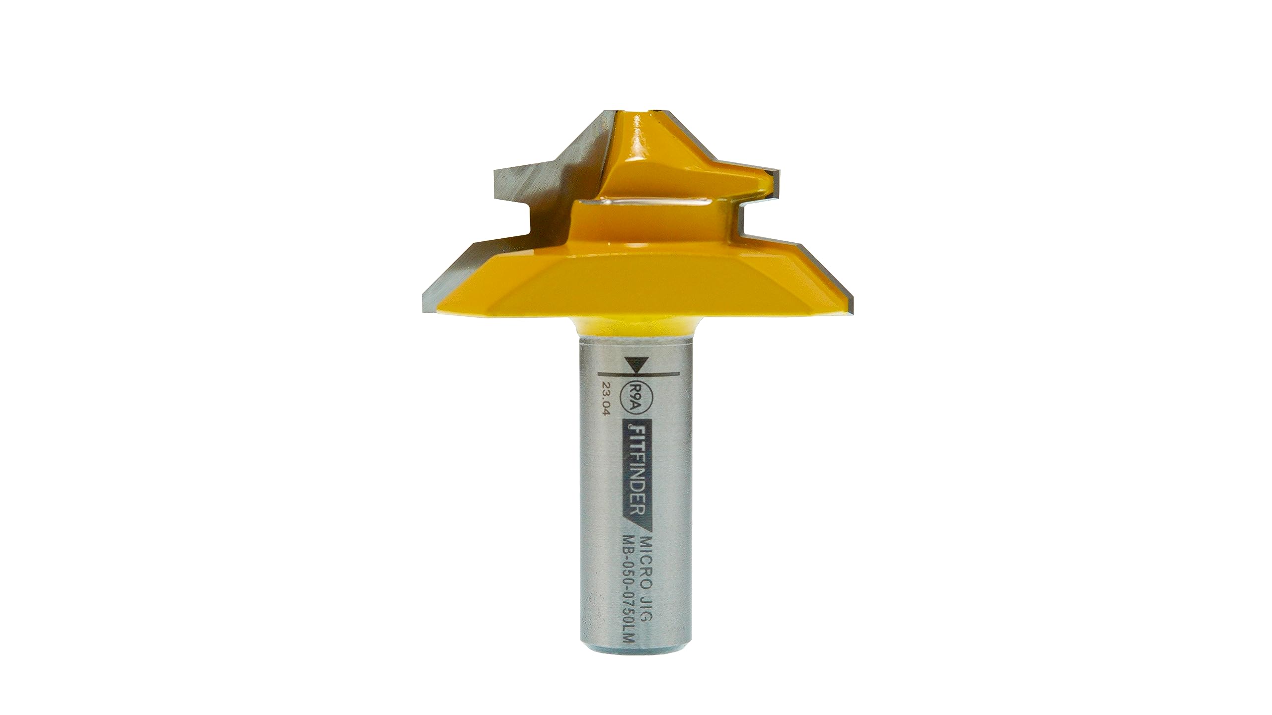 MICROJIG (R9A) FITFINDER 3/4" Lock Miter Bit with Center Index (1/2" shank)