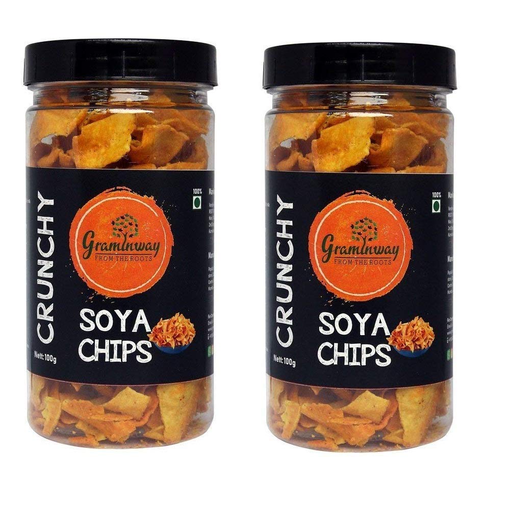 Graminway SOYA Diet Chips Healthy Crispy and Spicy Munchies Snacks