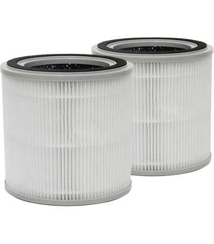 PUREBURG Ersatzfilter 4er-Pack – H13 HEPA + Aktivkohle, Für AromaRoom E-400 & Vewiror ClearAir-A7