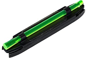 HIVIZHiViz Narrow Magnetic Fiber Optic Shotgun Sight with Red Light Pipe