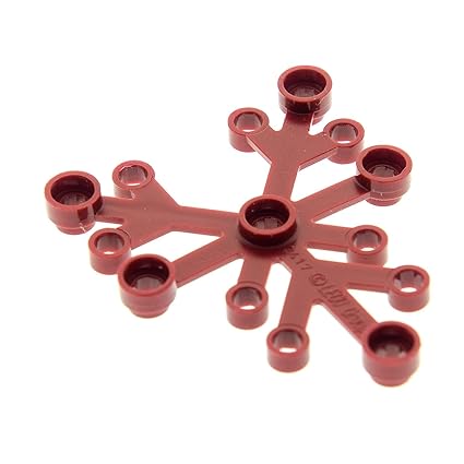 Bausteine gebraucht 1 x Lego System Pflanze dunkel rot 6x5 Blatt Blätter Laub Busch Strauch Leaves 70728 60092 79001 76041 70