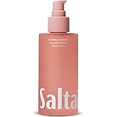 Saltair Body Oil | Coral Coast After Shower Dry Oil Moisturizer | 4 fl oz | Fast-absorbing botanical texture for post-bath hydration and a comfortable non-heavy finish