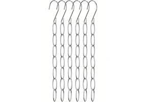 2PCS 7-Slot Metal Chain Clothes Hanger, Space-Saving Foldable Organizer, Multi-Hanger for Efficient Storage, Durable Wardrobe