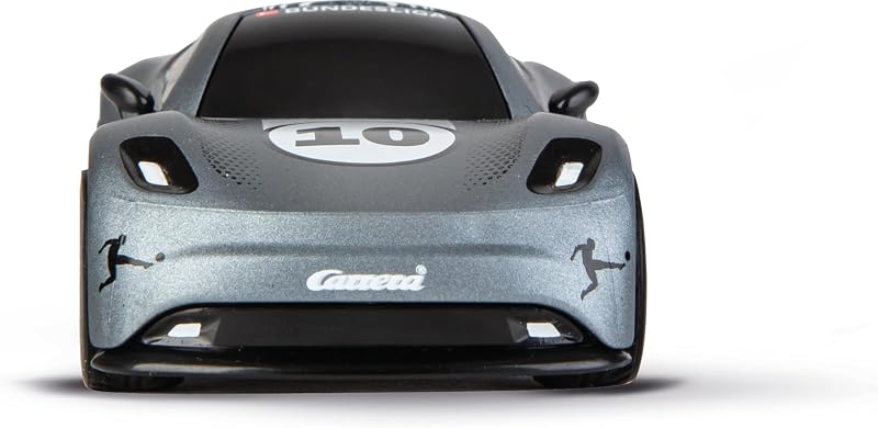 RC Fahrzeug Bundesliga Mini-RC Grau I 2,4-GHz-Auto mit Club-Stickern von 24 Vereinen I Bis 5 km/h & 15 Min. Spielzeit I Für Kinder ab 6 Jahren