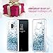 Caka Galaxy S9 Case, Galaxy S9 Glitter Case Liquid Series Luxury Fashion Bling Flowing Liquid Floating Sparkle Glitter Soft TPU Case for Samsung Galaxy S9 (Blue)