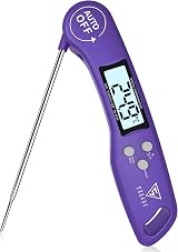 DOQAUS Meat Thermometer 3s Instant Read Backlit LCD Foldable Probe