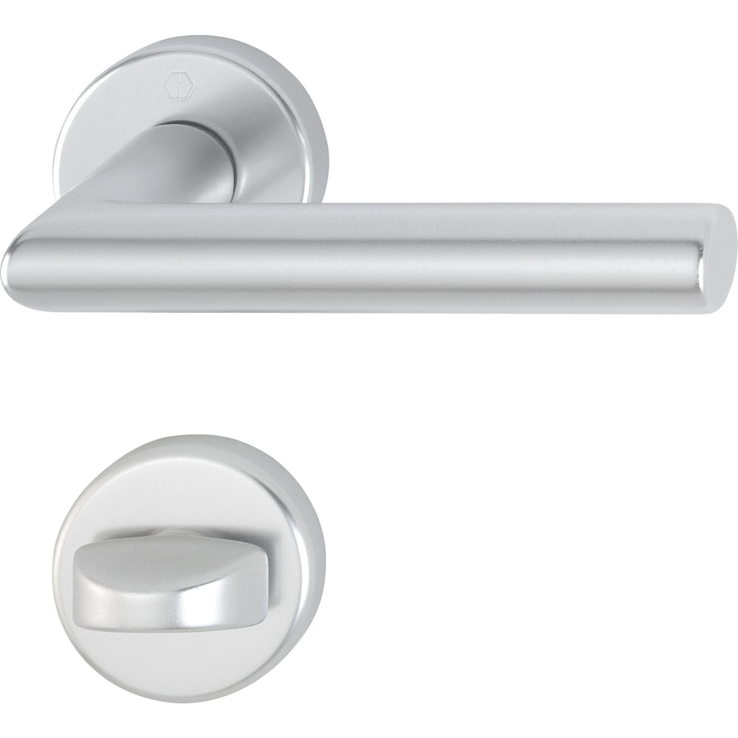 Hoppe Amsterdam with Rosettes 3286551 Toilet Handle, Anodized Silver