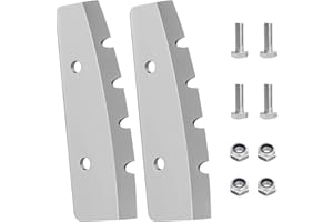 JIOTAR Ice Auger Blades 28340 for Eskimo Quantum 8 Inch Hand Ice Augers Blades (with Bolts Nuts