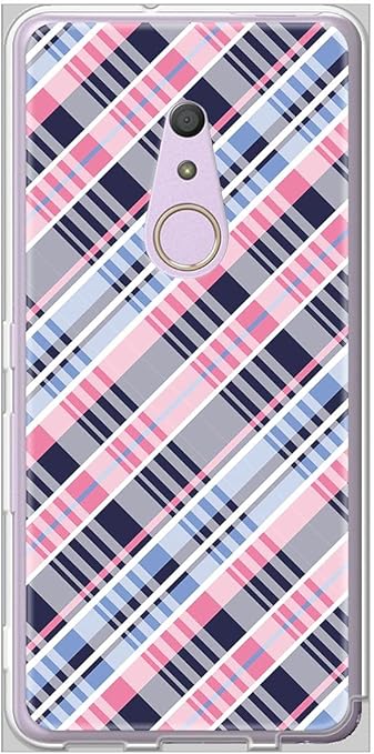 Amazon Co Jp スマホケース カバー チェック ピンク 青 ソフトケース 対応機種 Arrows Be4 Plus F 41b 家電 カメラ