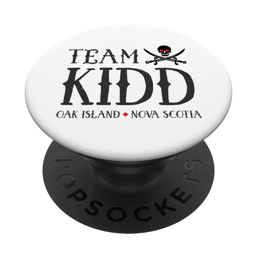 Team Kidd Funny Oak Island Treasure PopSockets Grip and Stand for Phones and Tablets