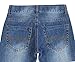 Bienzoe Little Boy's Cotton Adjustable Waist Slim Denim Pants Blue Jeans