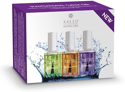 Kaeso Scentsational Cuticle Oil Collection 3x14ml Ginger Fizz Tropical Tango