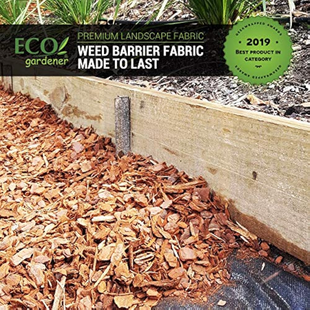 Premium 5oz Pro Garden Weed Barrier Landscape Fabric Durable & Heavy